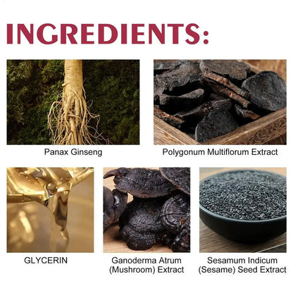 Hair Color Shampoo Black Hair Dye Covering White Hair Shampoo Hair Dye Shampoo Darkening Hair Shampoo Wine Red, Brown, Silver
