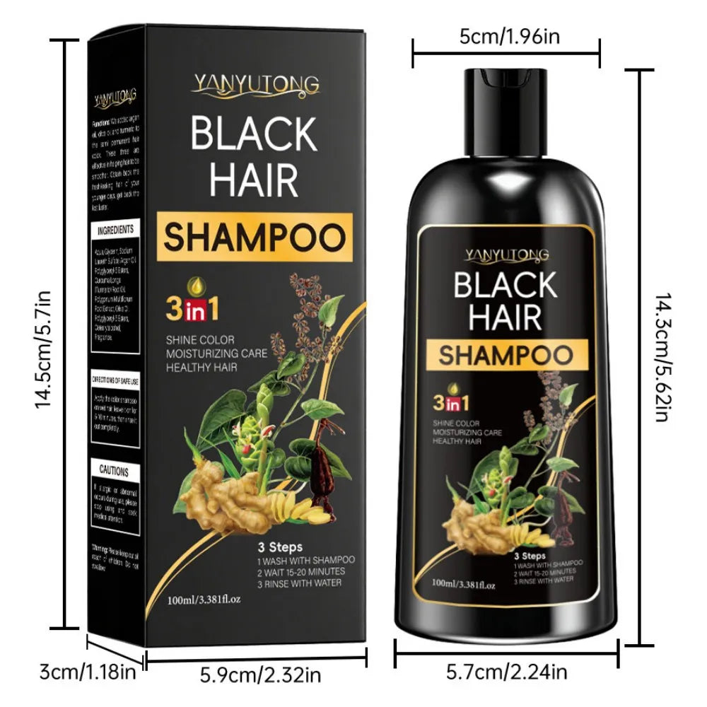3 in 1 Turmeric Color-Treated Shampoo, Nourishing Color-Treated Shampoo Gentle Formula, Plant-Based, Light Beige