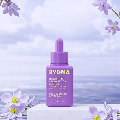 BYOMA Boosted Barrier Hydrating Recovery Oil Hydrating Serum Moisturizing Gel Cream Phyto Mucin Glow Serum Luxury Face Oil Set