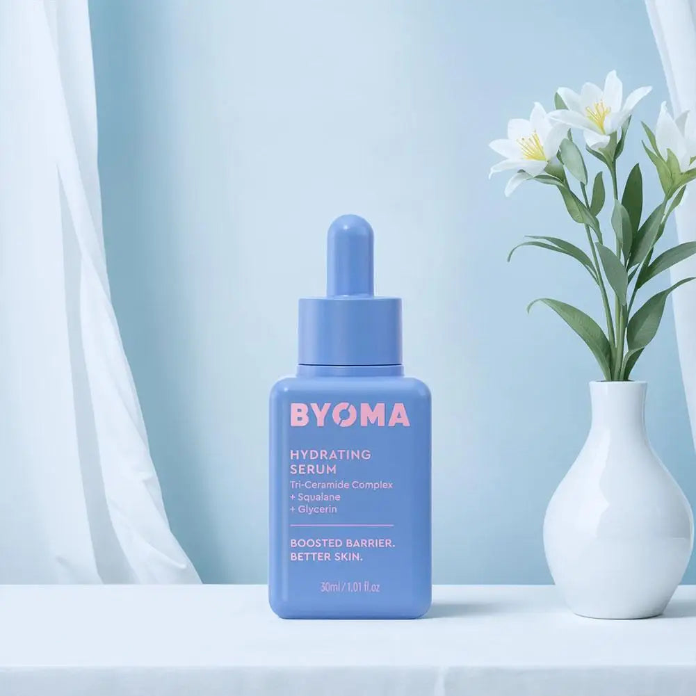 BYOMA Boosted Barrier Hydrating Recovery Oil Hydrating Serum Moisturizing Gel Cream Phyto Mucin Glow Serum Luxury Face Oil Set