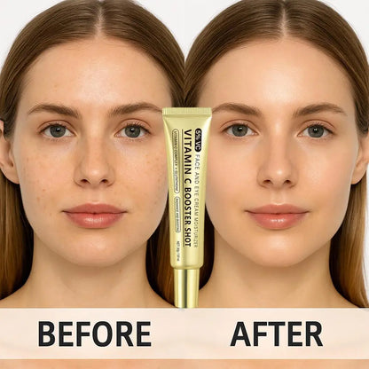 Vitamin C Booster Shot Serum with Glutathione, Niacinamide and Vitamin E Lightweight Brightening Face Serum Hydrate & Boost Glow
