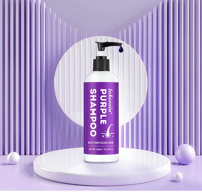 300ml Shampoo Lock Color Purple Shampoo Blonde Hair Bleaching Yellow Removing Linen Gray Silver Color Hair Dye шампунь для волос