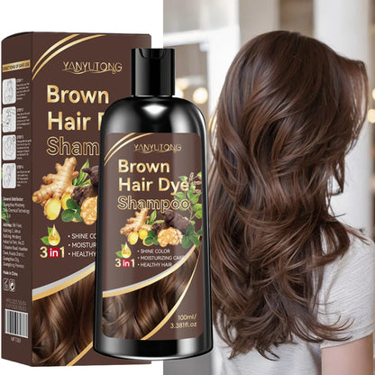 3 in 1 Turmeric Color-Treated Shampoo, Nourishing Color-Treated Shampoo Gentle Formula, Plant-Based, Light Beige