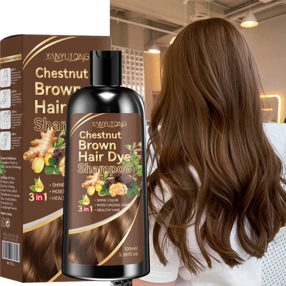 3 in 1 Turmeric Color-Treated Shampoo, Nourishing Color-Treated Shampoo Gentle Formula, Plant-Based, Light Beige