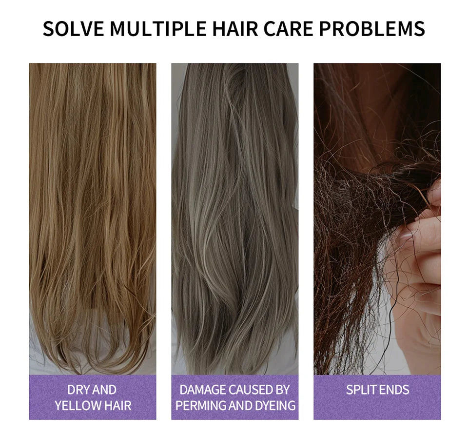 300ml Shampoo Lock Color Purple Shampoo Blonde Hair Bleaching Yellow Removing Linen Gray Silver Color Hair Dye шампунь для волос