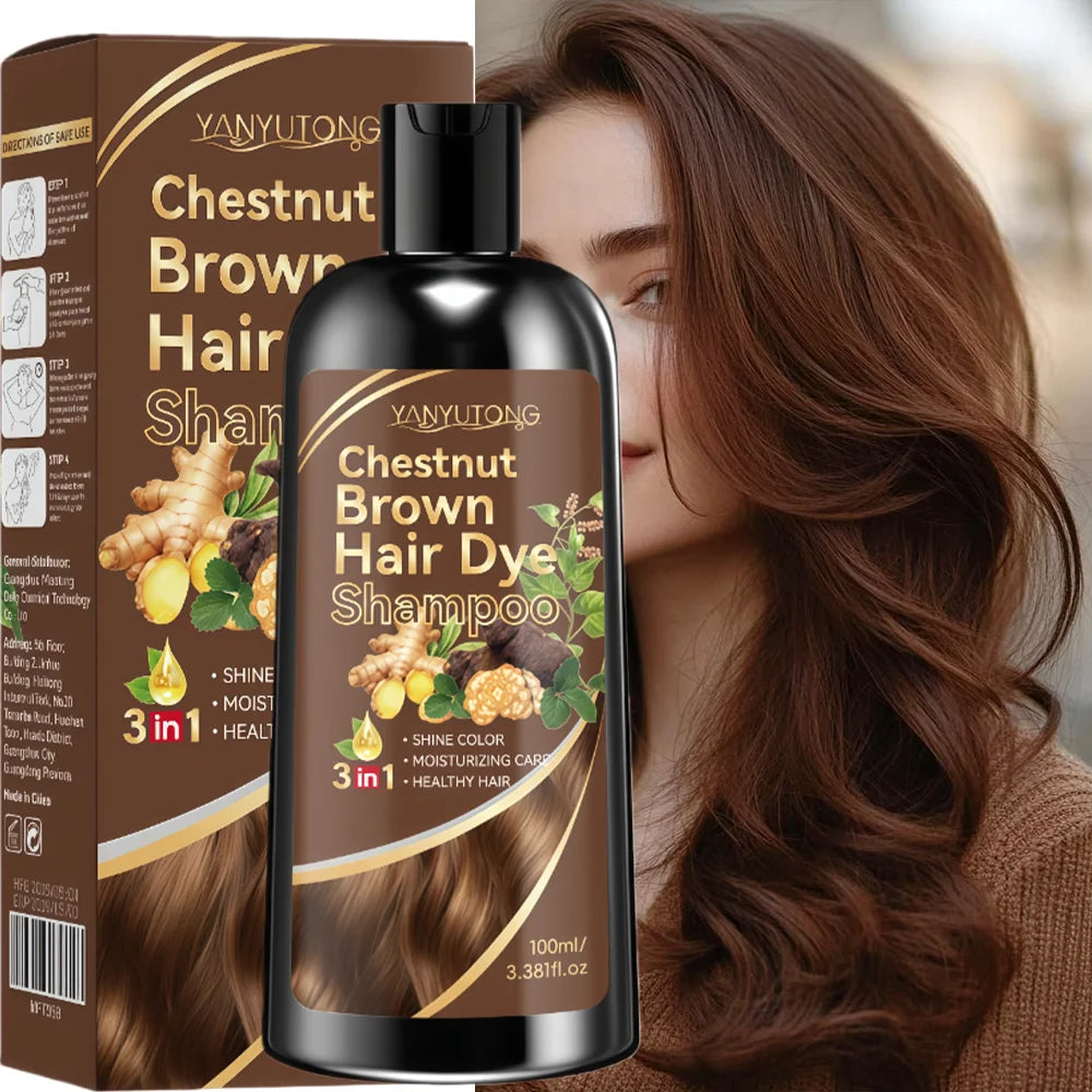 3 in 1 Turmeric Color-Treated Shampoo, Nourishing Color-Treated Shampoo Gentle Formula, Plant-Based, Light Beige
